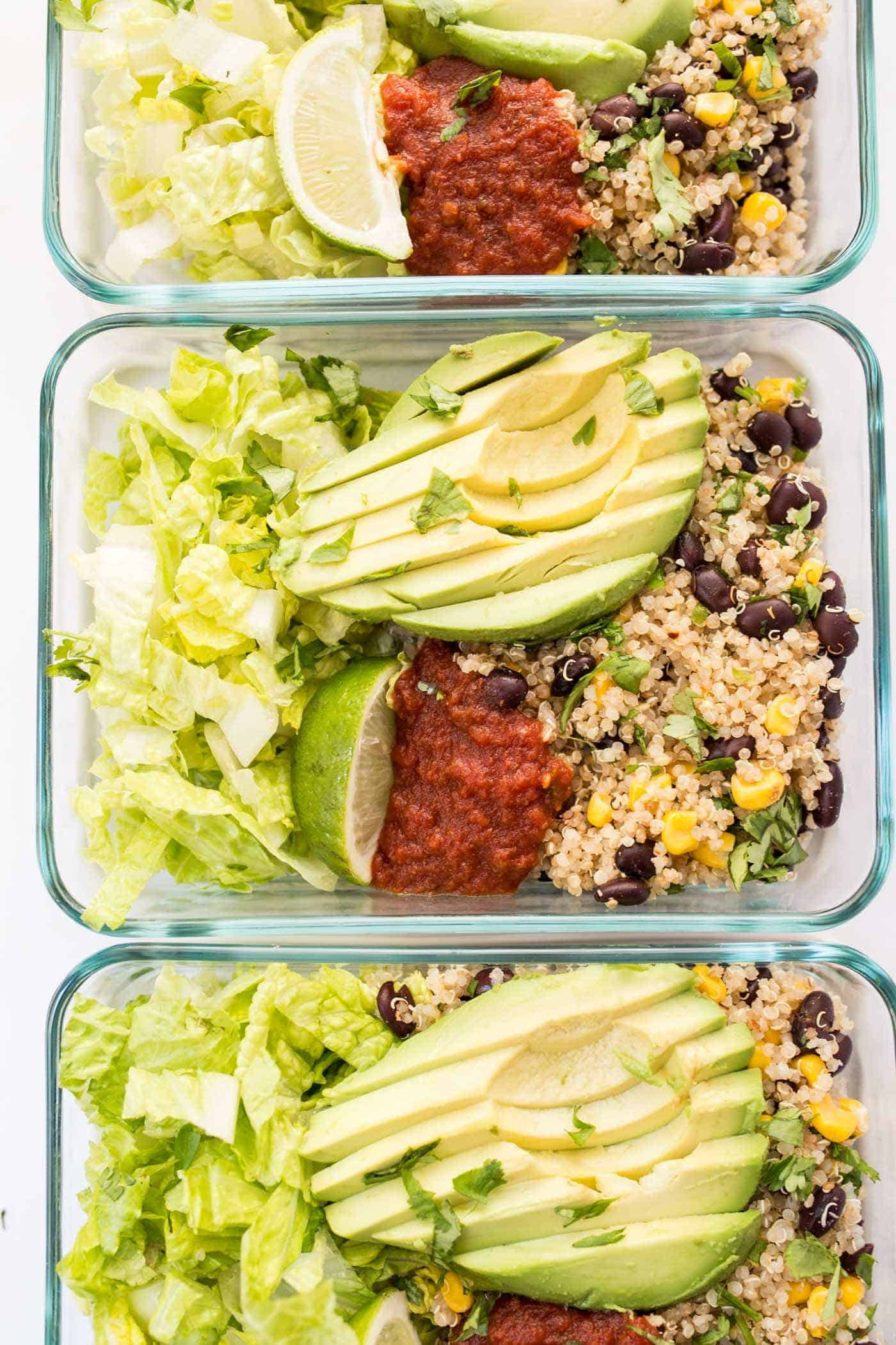 Vegan Diet Recipes
 Meal Prep Ve arian Quinoa Burrito Bowls Simply Quinoa