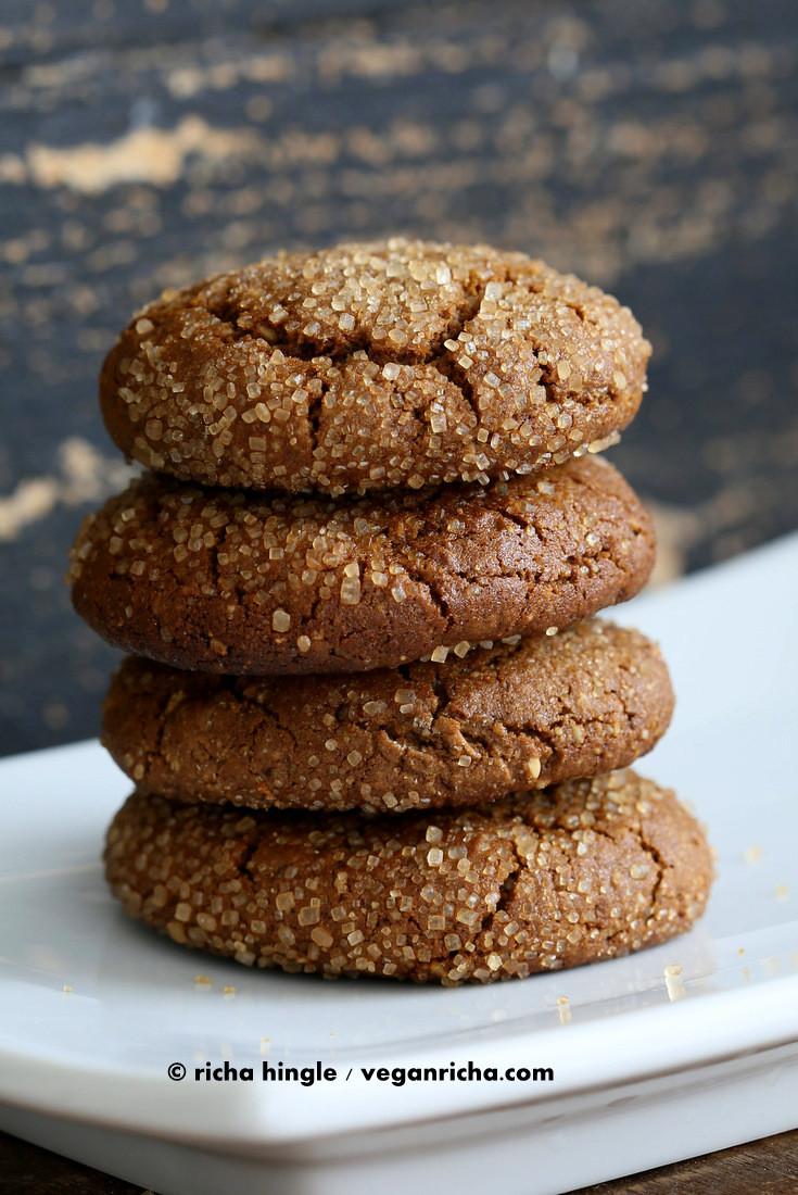 Vegan Ginger Molasses Cookies
 vegan ginger molasses cookies