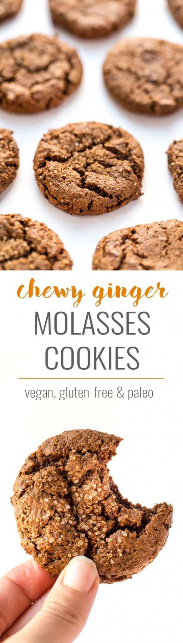 Vegan Ginger Molasses Cookies
 Healthy Chewy Ginger Molasses Cookies Simply Quinoa