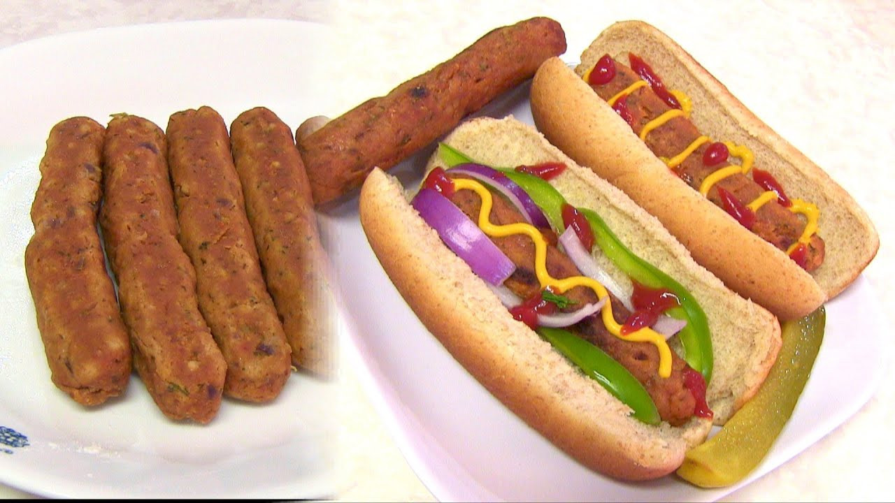 Vegan Hot Dogs
 Homemade Ve arian HOT DOG Video Recipe Vegan