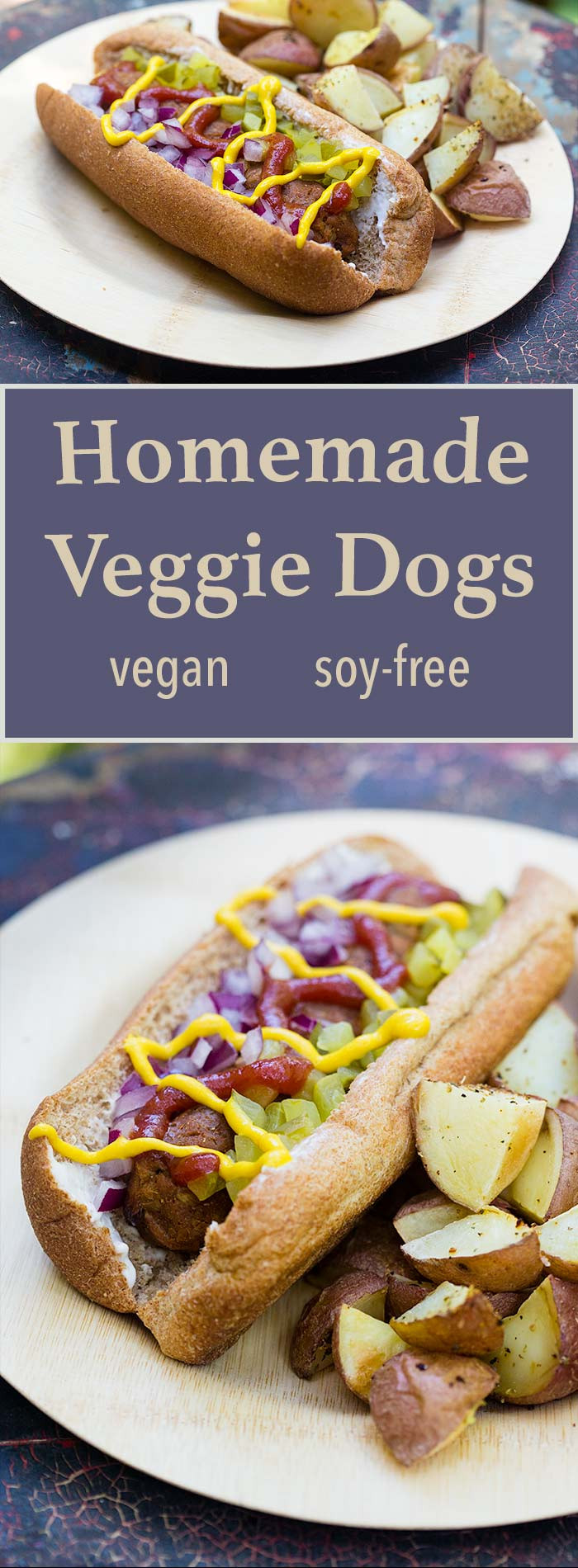 Vegan Hot Dogs
 Homemade Veggie Dogs