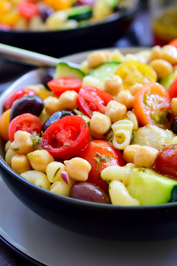 Vegan Mediterranean Recipes
 Mediterranean Chickpea Salad