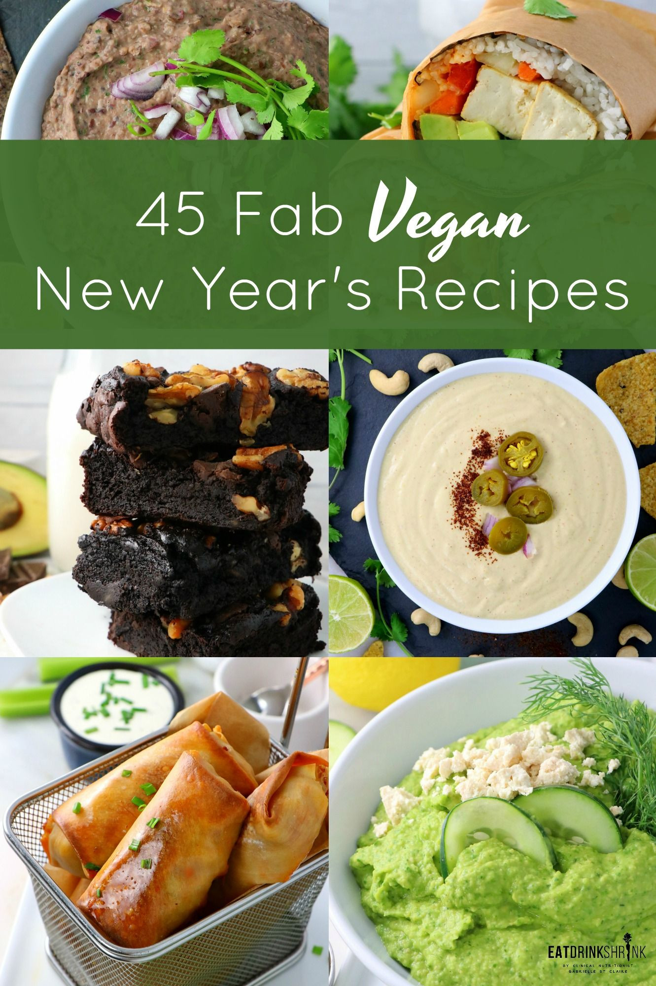 Vegan New Year Recipes
 45 Fab Vegan New Years Recipes