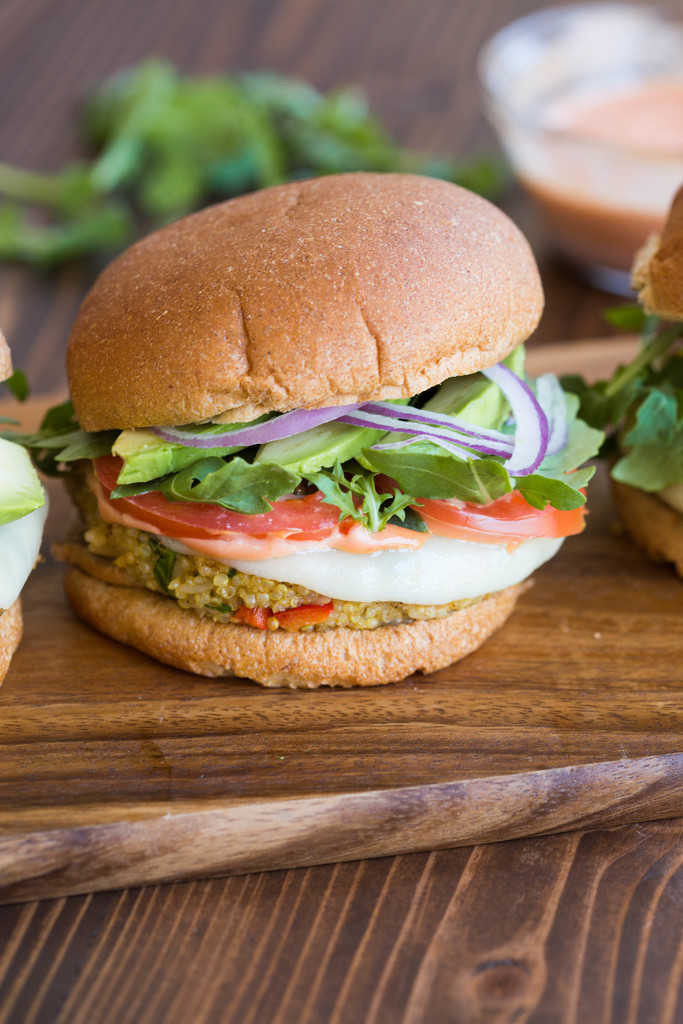 Vegan Quinoa Burgers
 Quinoa Veggie Burger Tastes Better From Scratch