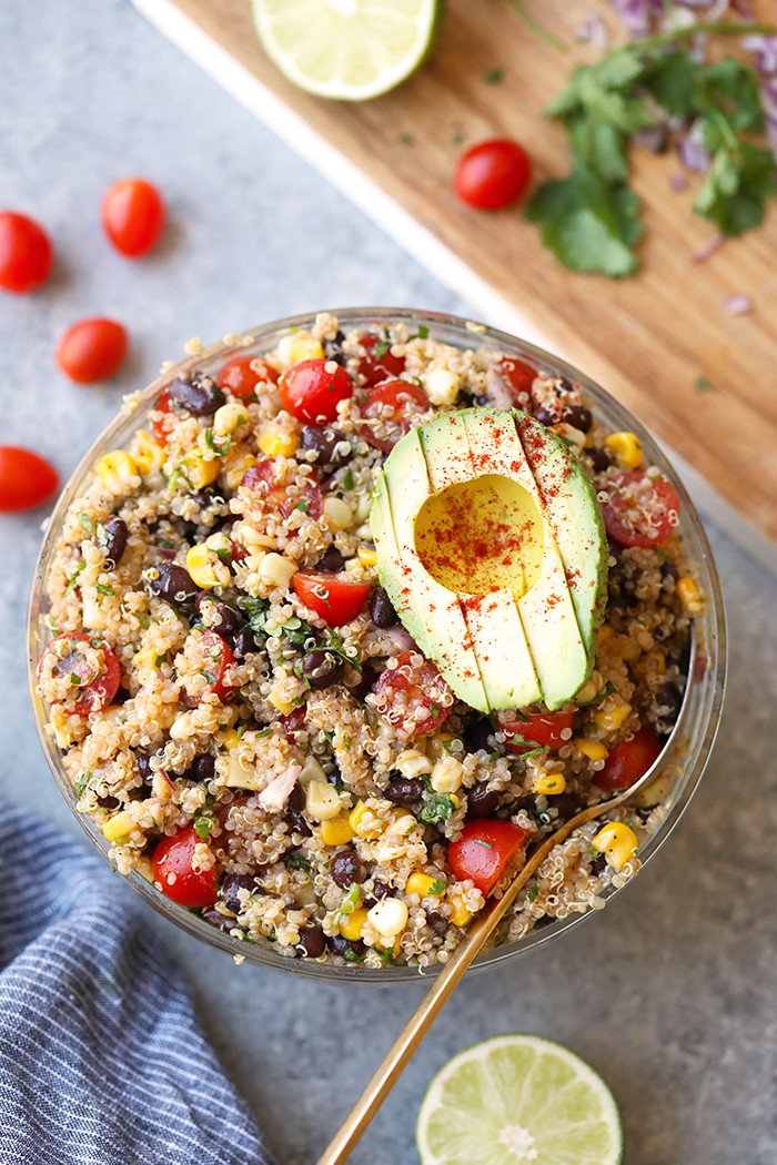 Vegan Recipe With Quinoa
 Mexican Quinoa Salad Recipe vegan Fit Foo Finds