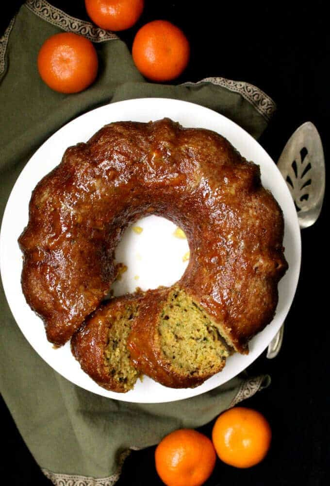 Vegan Zucchini Cake
 Vegan Zucchini Cake with Orange Marmalade Glaze