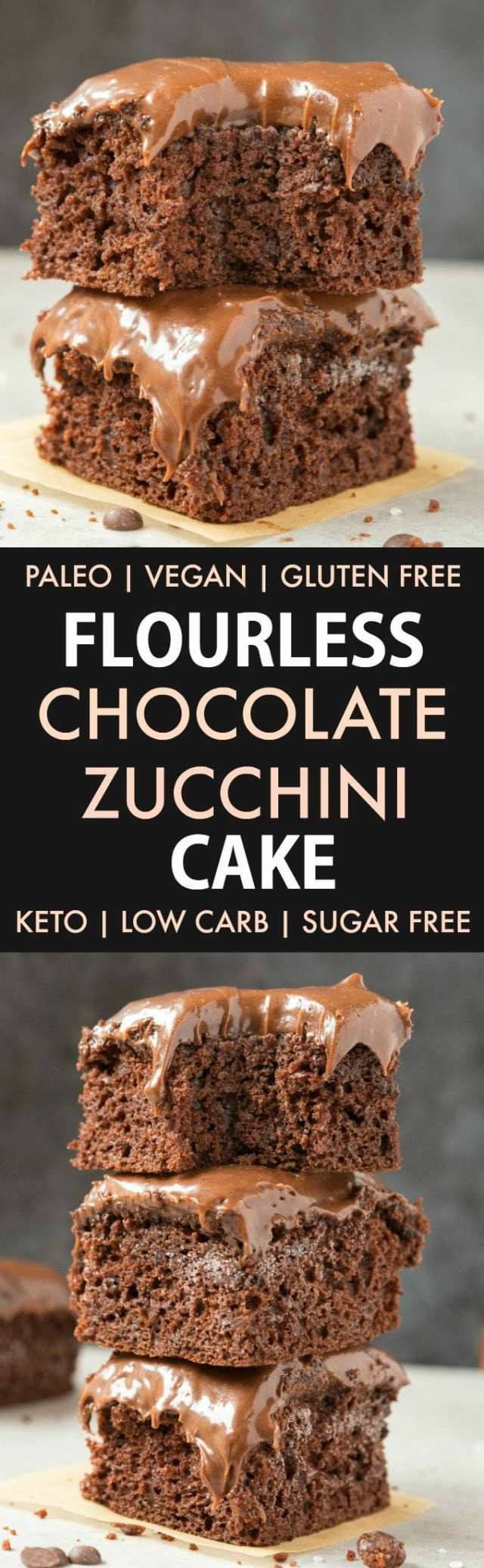 Vegan Zucchini Cake
 Flourless Paleo Vegan Chocolate Zucchini Cake Keto