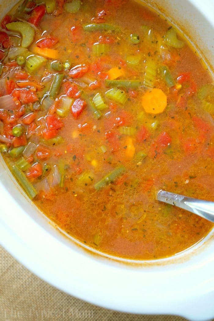 Vegetable Beef Soup Crock Pot
 Easy Crock Pot Ve able Beef Soup · The Typical Mom