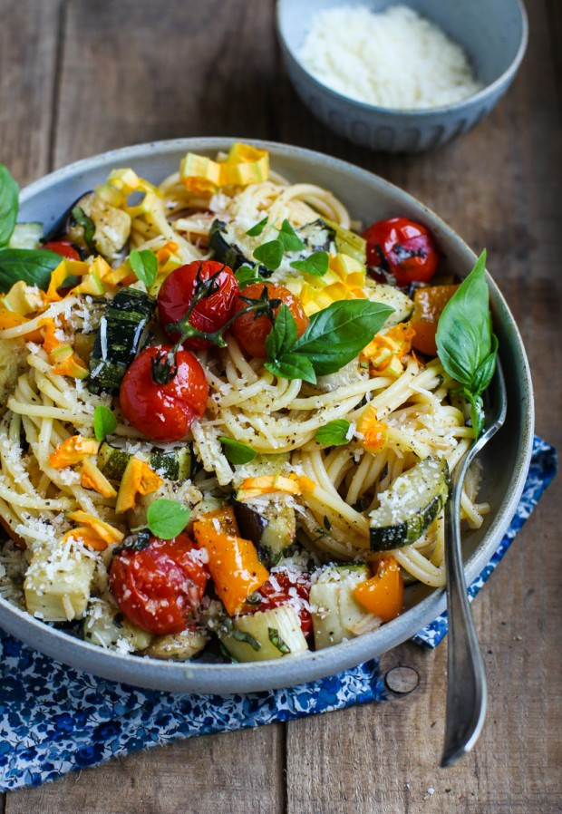 Vegetable Spaghetti Recipe
 Eat Seasonal Easy Roasted Ve able Spaghetti