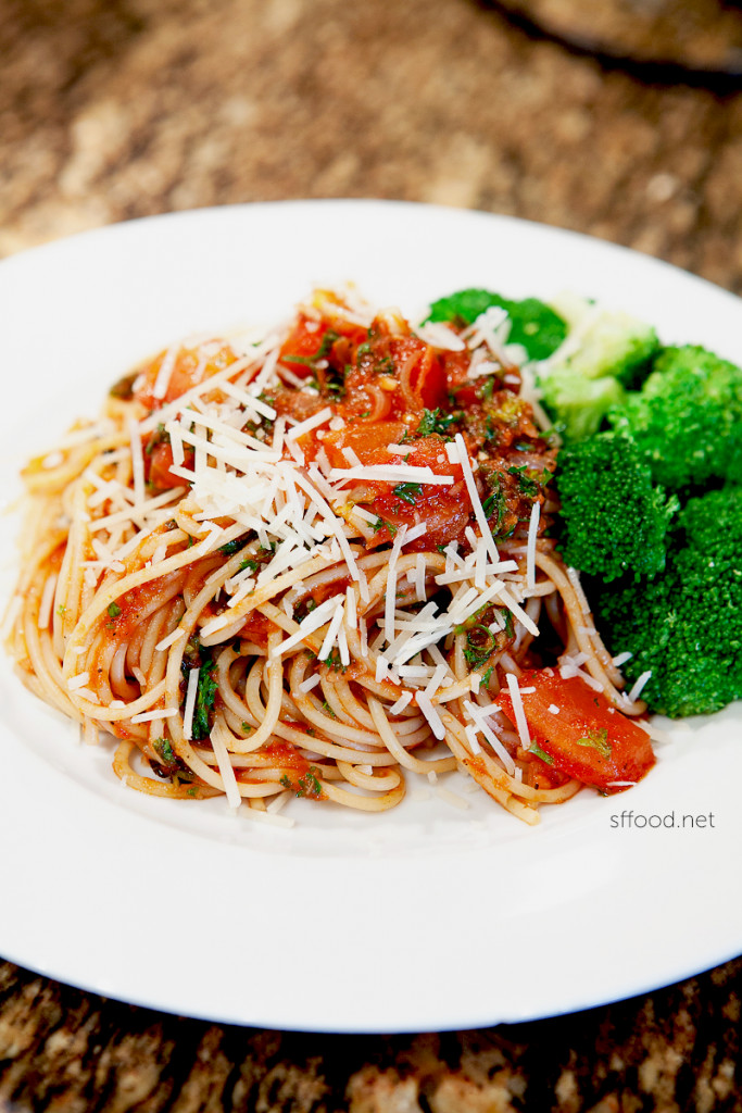 Vegetable Spaghetti Recipe
 No Meat Yet So Tasty Ve arian Ve able Spaghetti