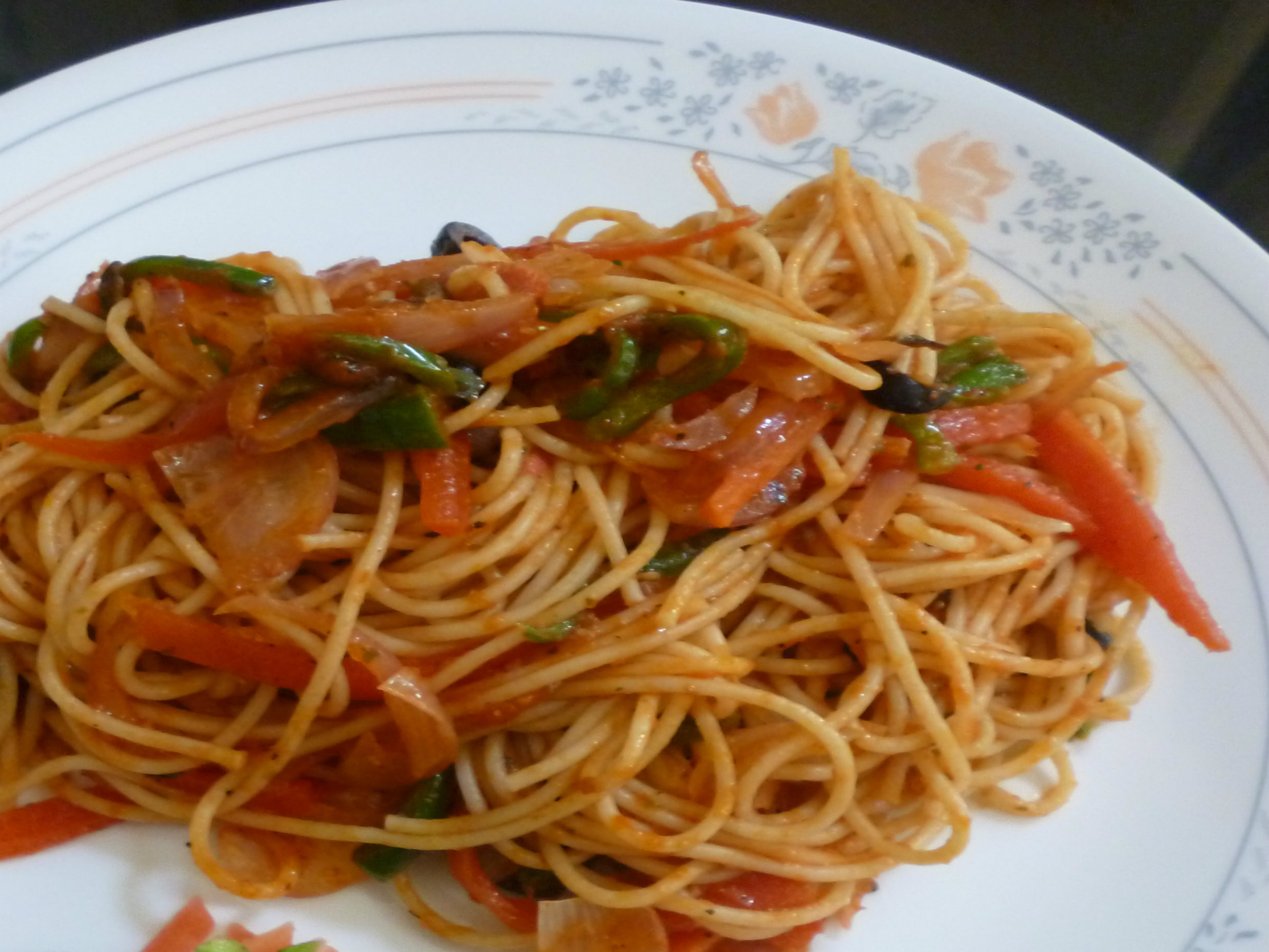 Vegetable Spaghetti Recipe
 Quick Ve able Spaghetti Recipe by Rashmilas