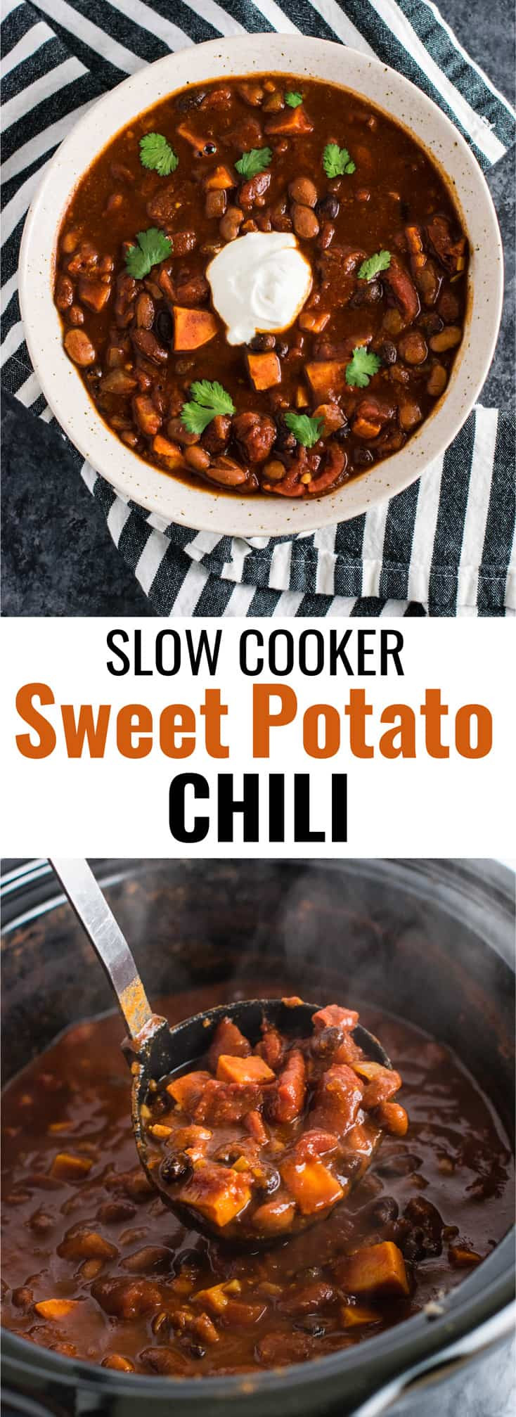 Vegetarian Chili Slow Cooker Recipe Sweet Potato
 Slow Cooker Ve arian Sweet Potato Chili Recipe 10