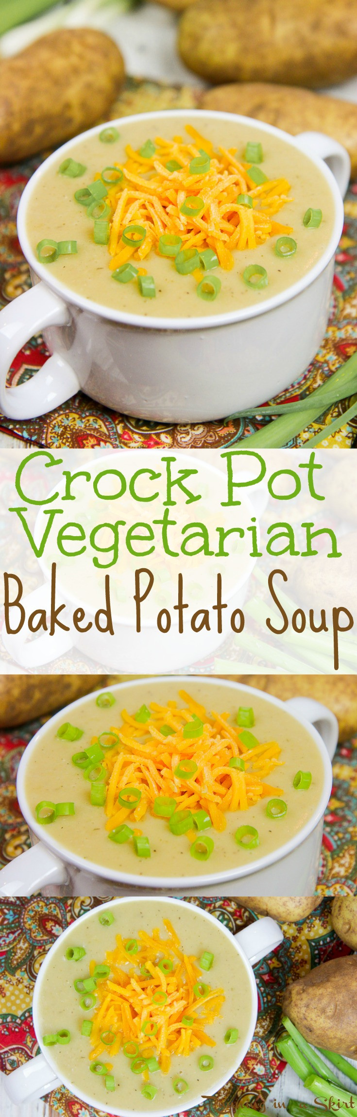 Vegetarian Potato Soup Recipe
 Crock Pot Ve arian Potato Soup recipe