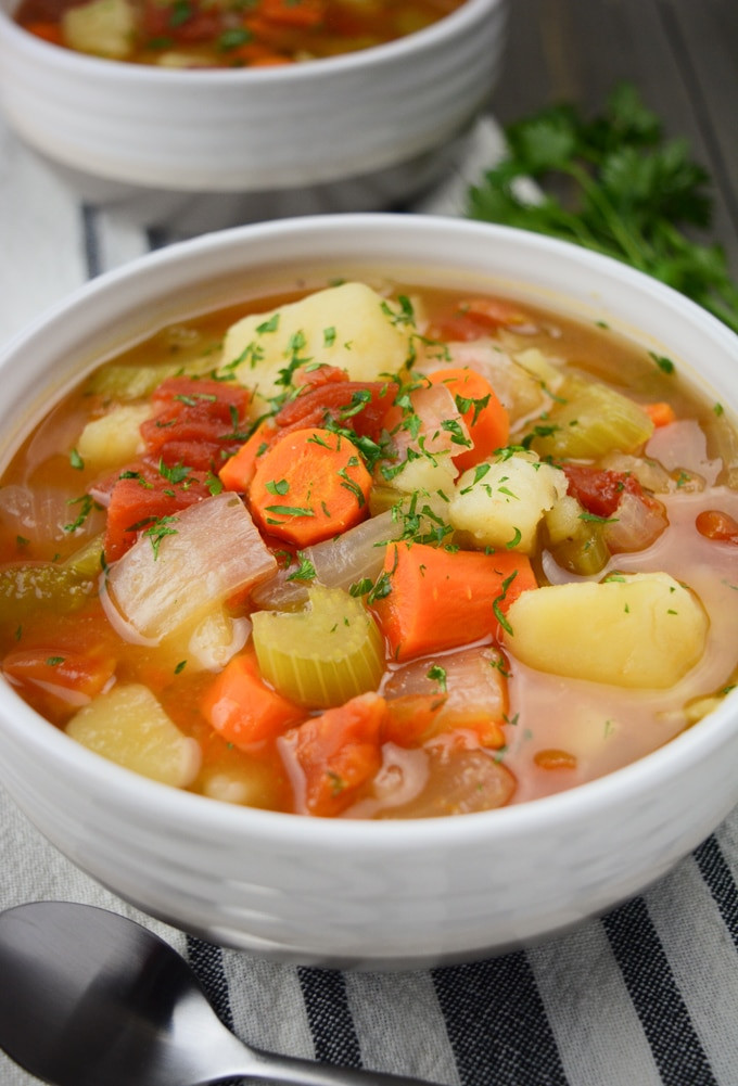 Vegetarian Potato Soup Recipe
 Instant Pot Ve able Soup Vegan