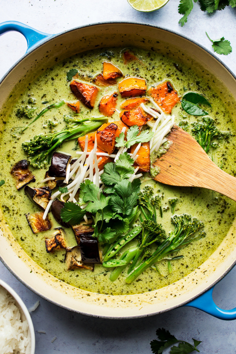 Vegetarian Thai Green Curry Recipes
 Vegan Thai green curry Lazy Cat Kitchen