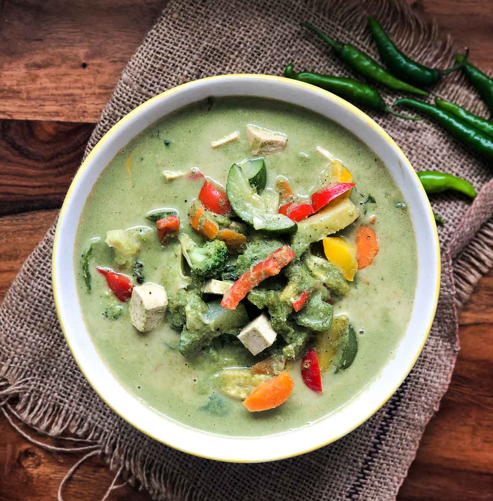 Vegetarian Thai Green Curry Recipes
 Ve arian Thai Green Curry Recipe by Archana s Kitchen