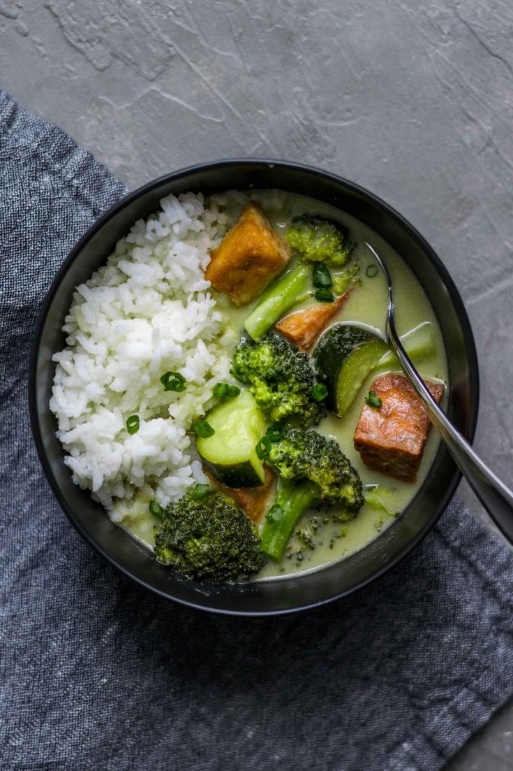Vegetarian Thai Green Curry Recipes
 Vegan Thai Green Curry with Tofu • The Curious Chickpea