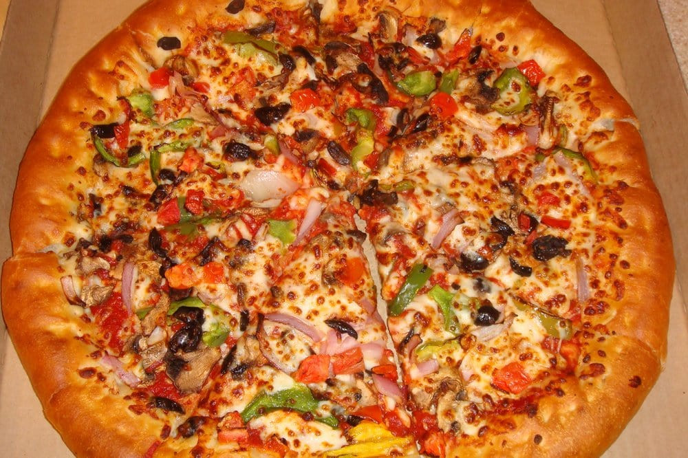 Veggie Pizza Pizza Hut
 Veggie Lover s PIzza with stuffed crust Yelp