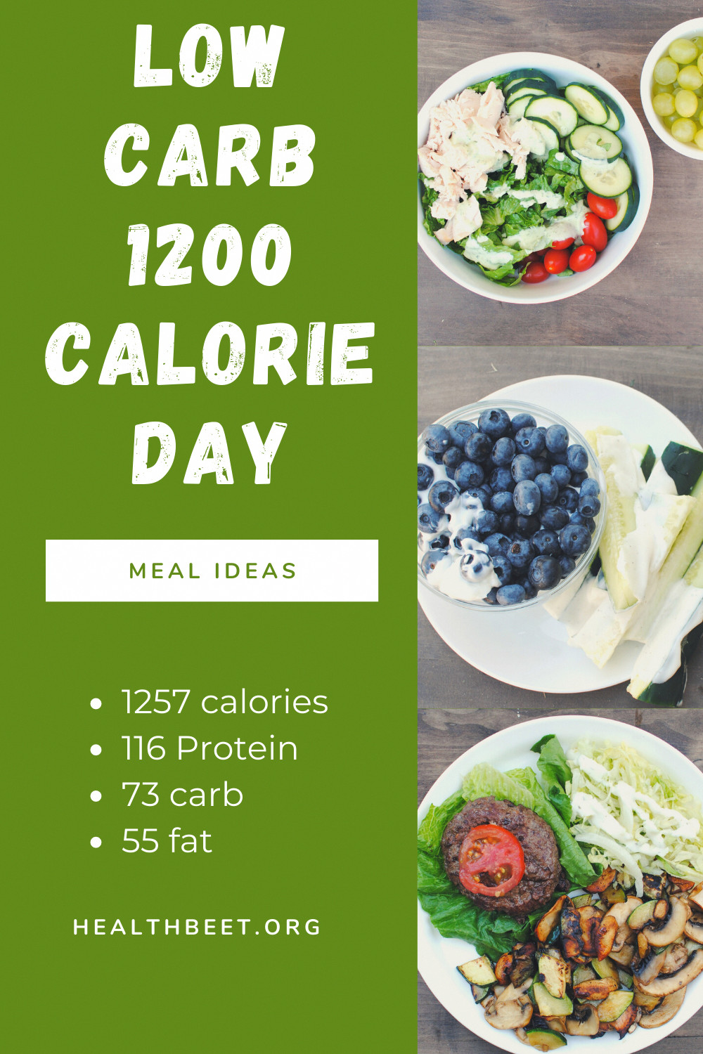 Very Low Calorie Diet Recipes
 Low carb meal ideas for 1200 calories Delicious and