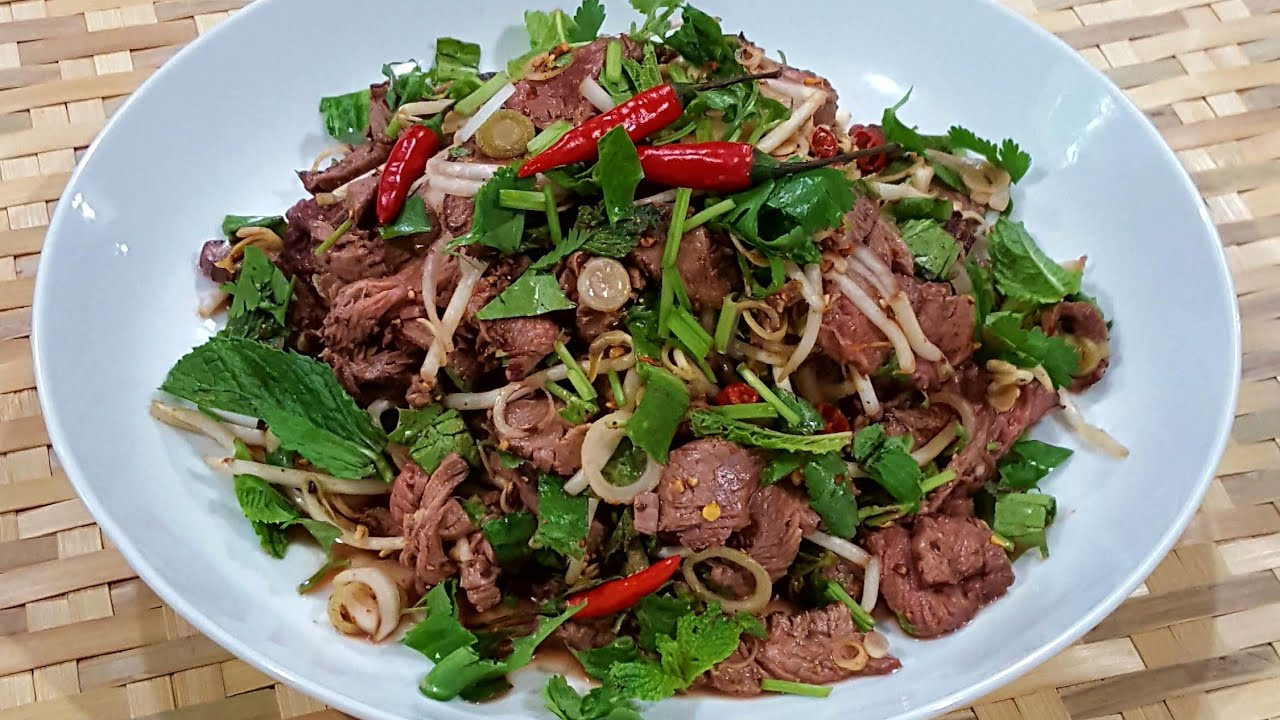 Waterfall Beef Salad
 How To Grilled Waterfall Beef Salad Laap Nam Tok