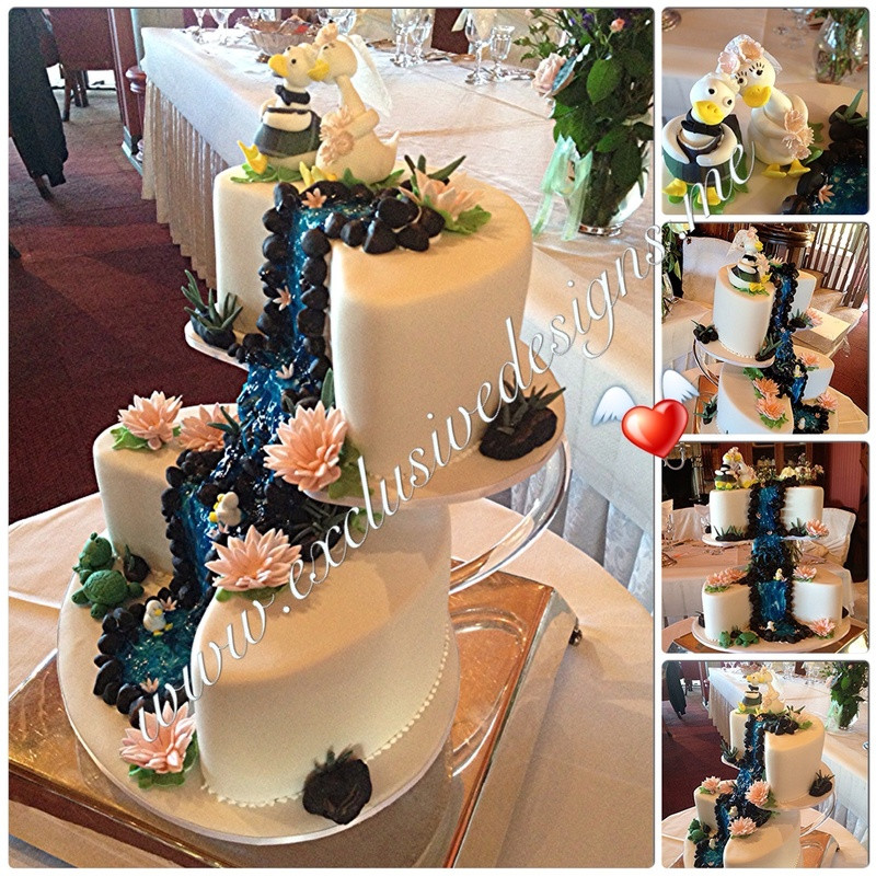 Waterfalls Wedding Cakes
 Wedding & Engagement Cakes