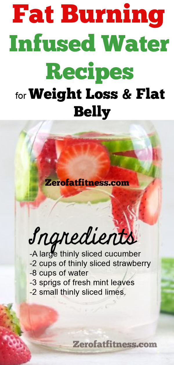 Weight Loss Waters Recipes
 7 Fat Burning Infused Water Recipes for Weight Loss and