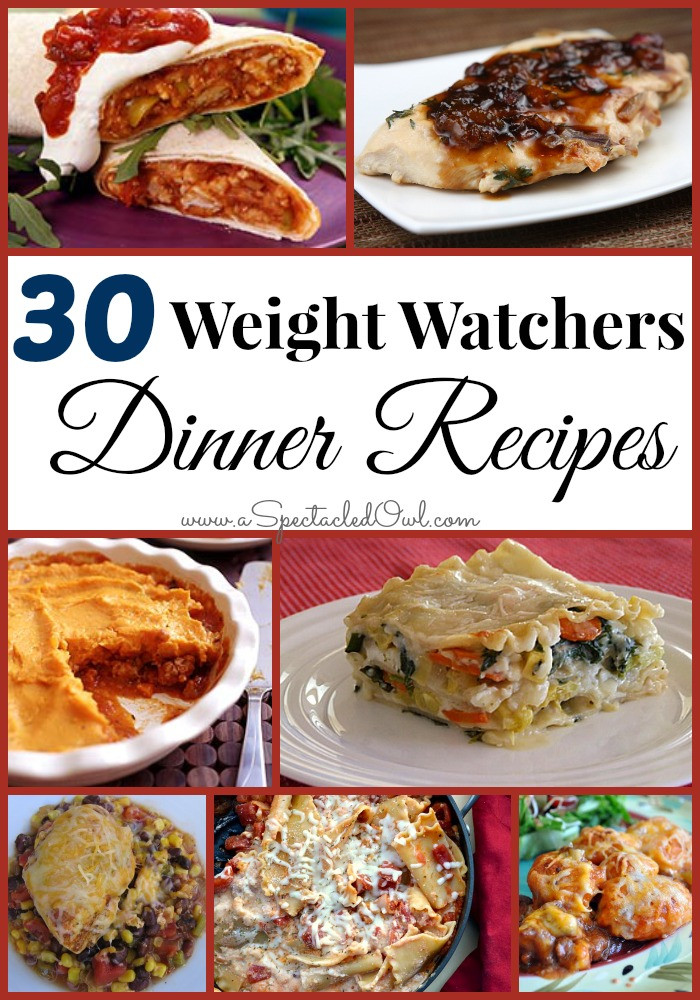 Weight Watcher Dinners
 30 Weight Watchers DINNER Recipes A Spectacled Owl