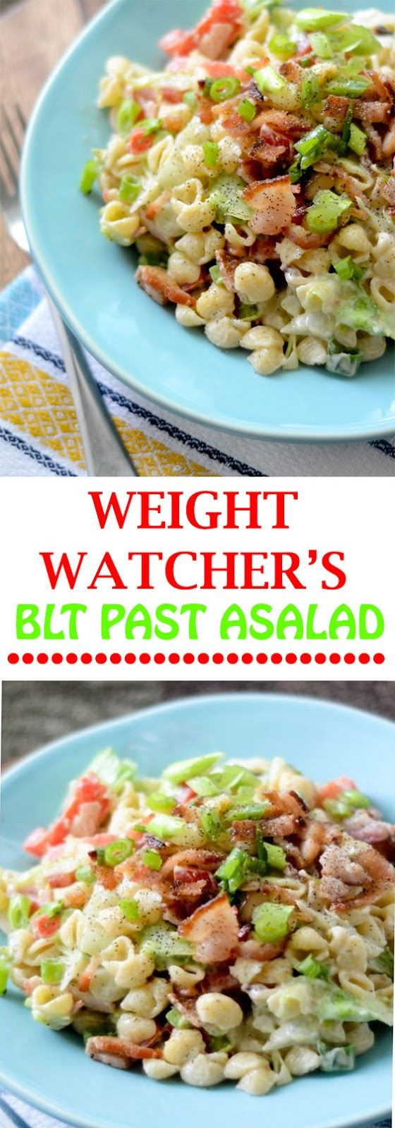 Weight Watchers Blt Pasta Salad
 WEIGHT WATCHER’S BLT PASTA SALAD
