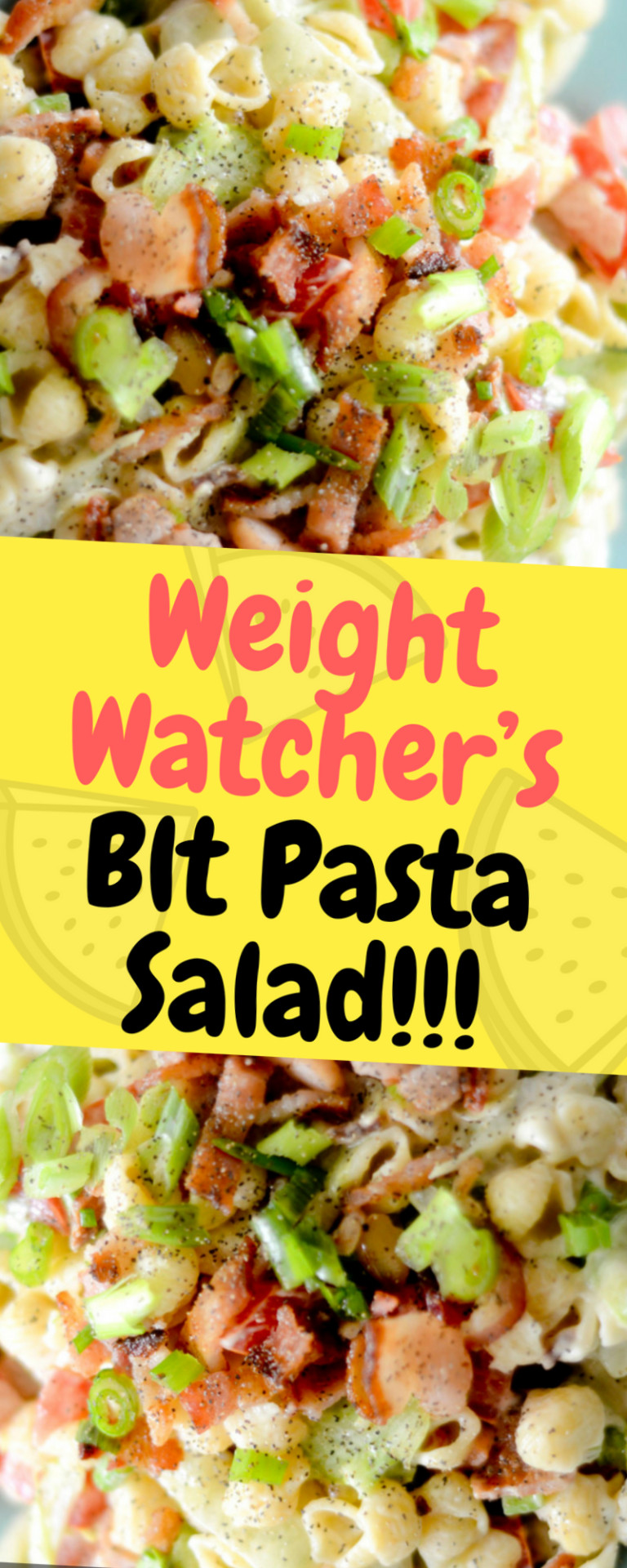 Weight Watchers Blt Pasta Salad
 Pin on Weight loss