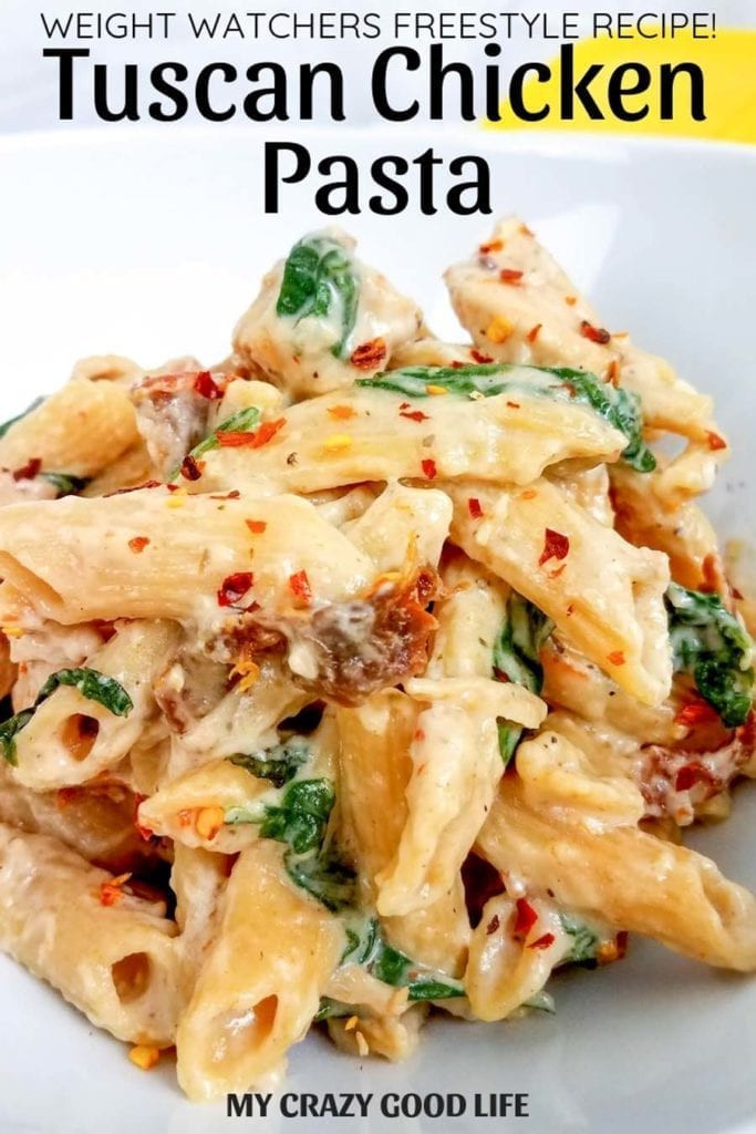 Weight Watchers Dinner Recipes
 Weight Watchers Tuscan Chicken Pasta