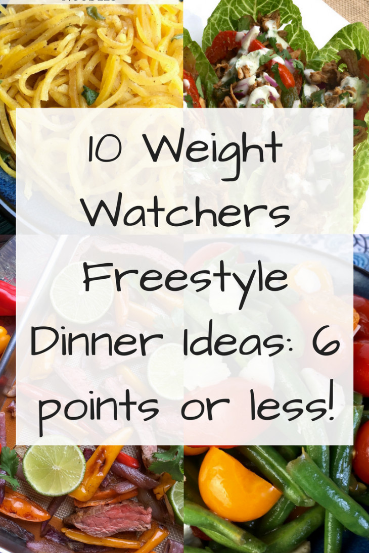 Weight Watchers Dinner Recipes
 10 Weight Watchers Freestyle Dinner Ideas 6 points or