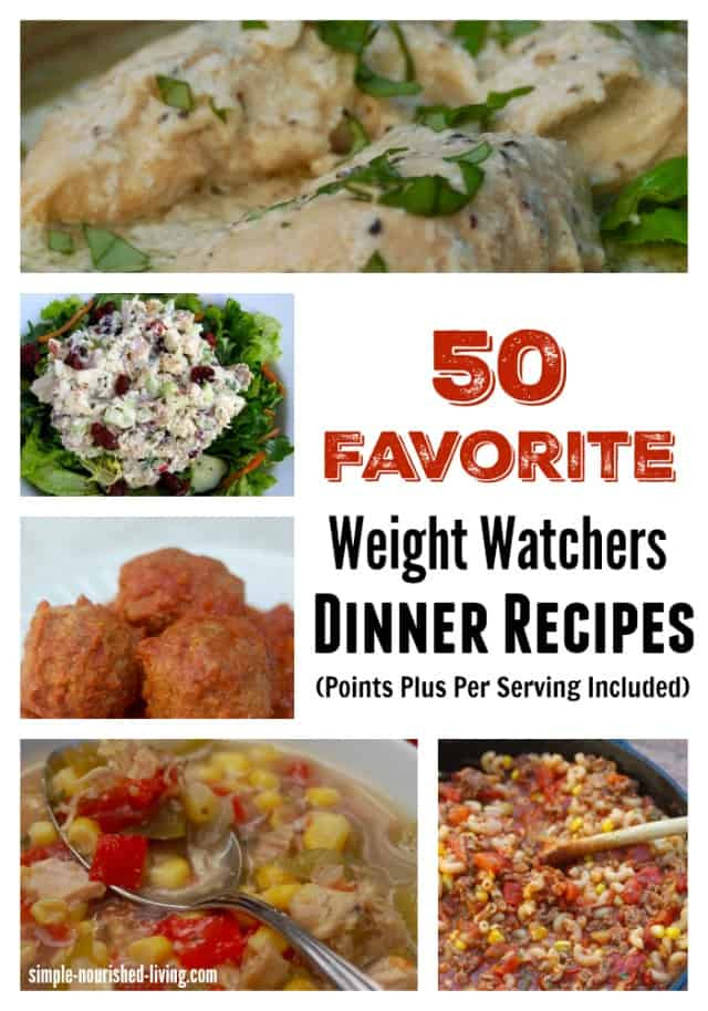 Weight Watchers Dinner Recipes
 50 Weight Watcher Dinners