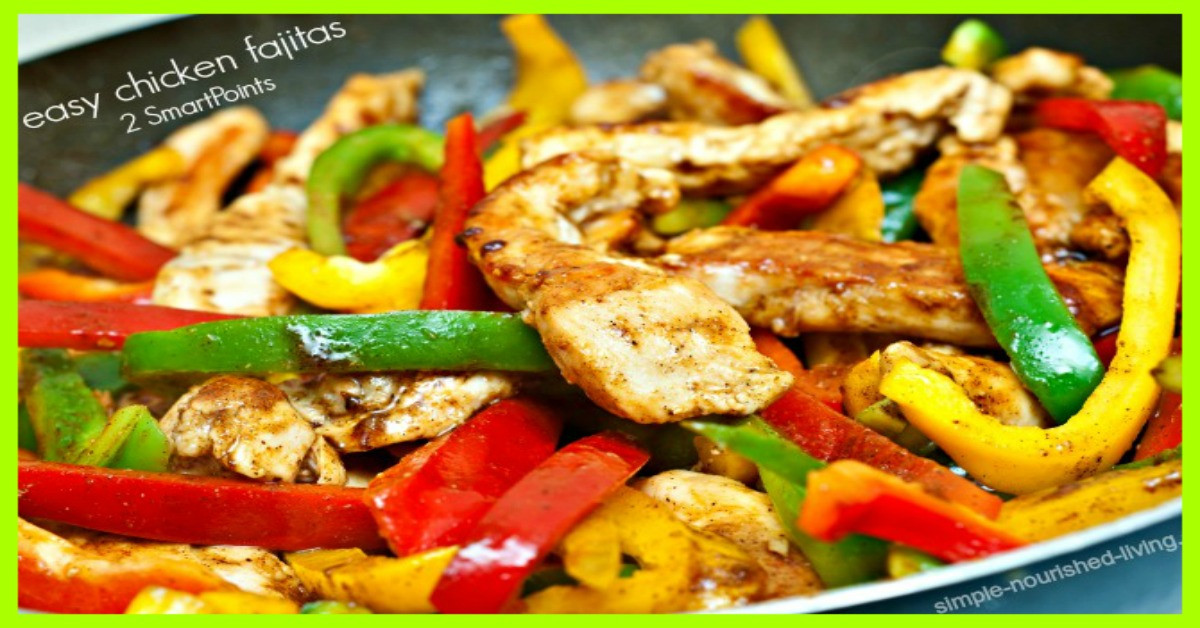 Weight Watchers Fajitas
 weight watchers recipes Healthy Chicken Fajitas – 2