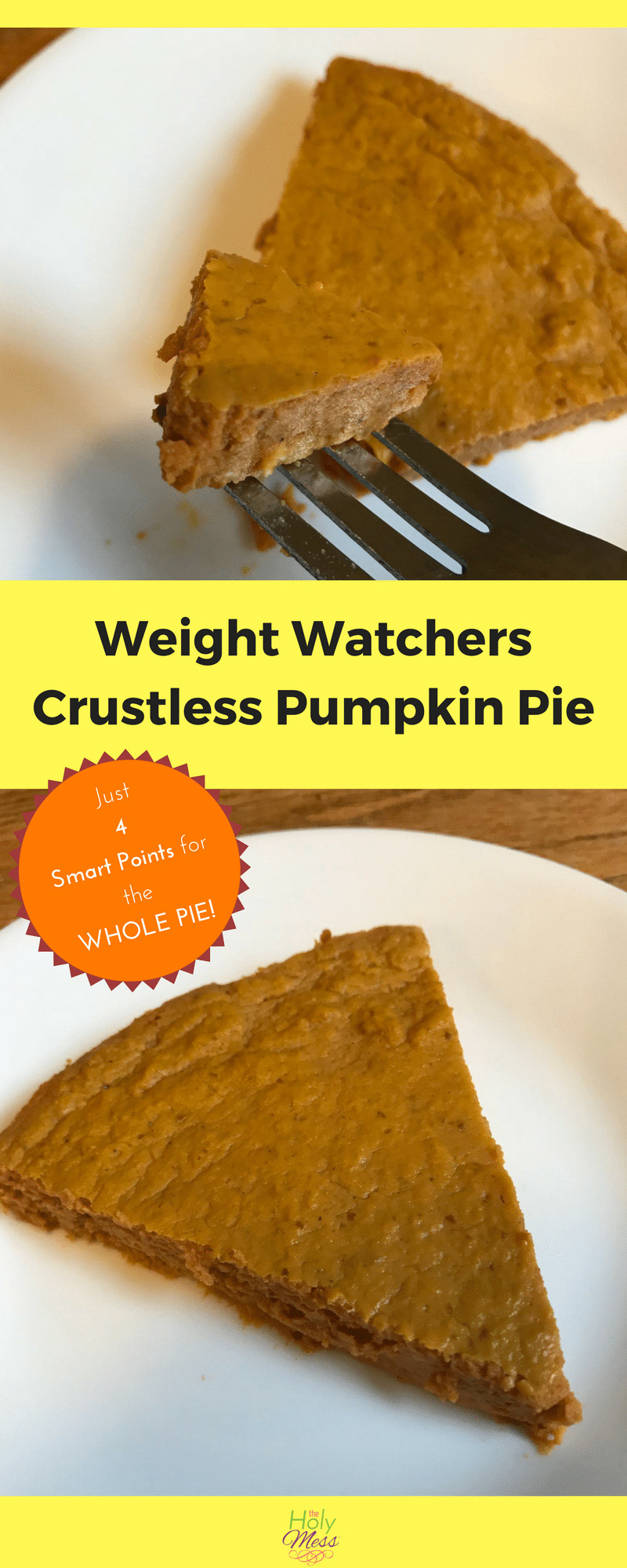 Weight Watchers Pumpkin Pie Recipe
 Pin on mmm ww