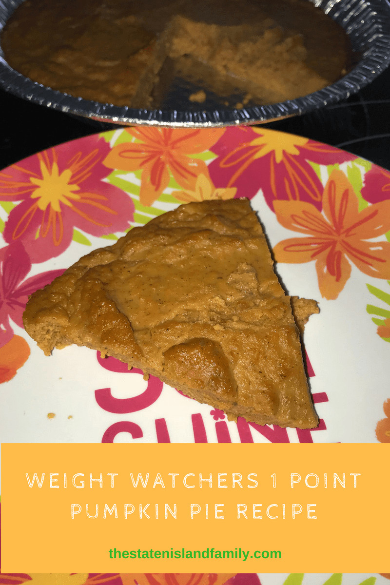 Weight Watchers Pumpkin Pie Recipe
 Weight Watchers 1 point Pumpkin Pie recipe
