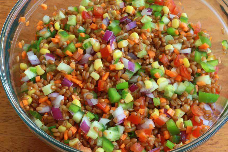 Wheat Berry Salad Recipes
 Mega Healthy Wheat Berry Salad The Daring Gourmet
