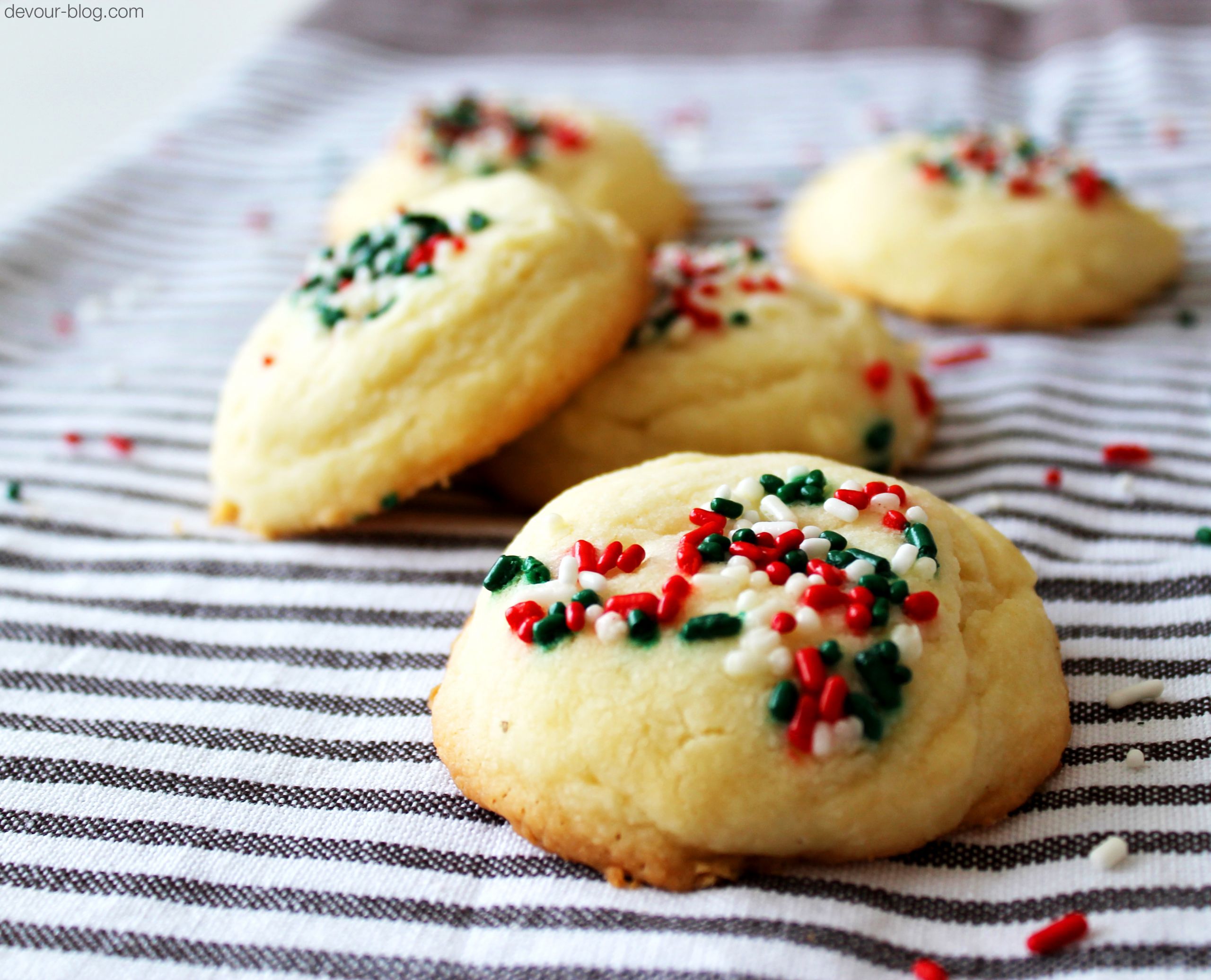 Whipped Shortbread Cookies With Cornstarch
 Whipped Shortbread