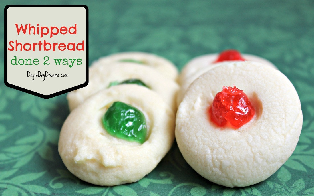 Whipped Shortbread Cookies With Cornstarch
 Whipped Shortbread 2 ways