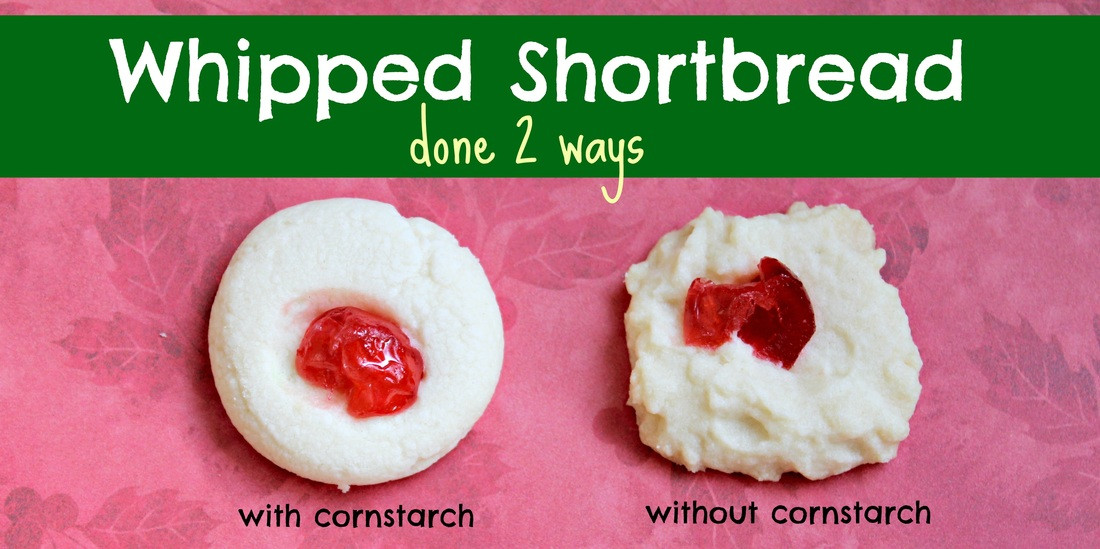Whipped Shortbread Cookies With Cornstarch
 Whipped Shortbread 2 ways