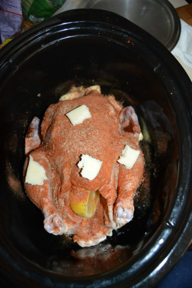 Whole Chicken Crock Pot Recipe
 Herbed Whole Chicken Slow Cooker Recipe