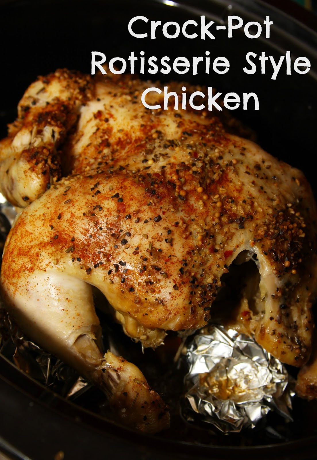 Whole Chicken Crock Pot Recipe
 For the Love of Food Crock Pot Rotisserie Style Chicken