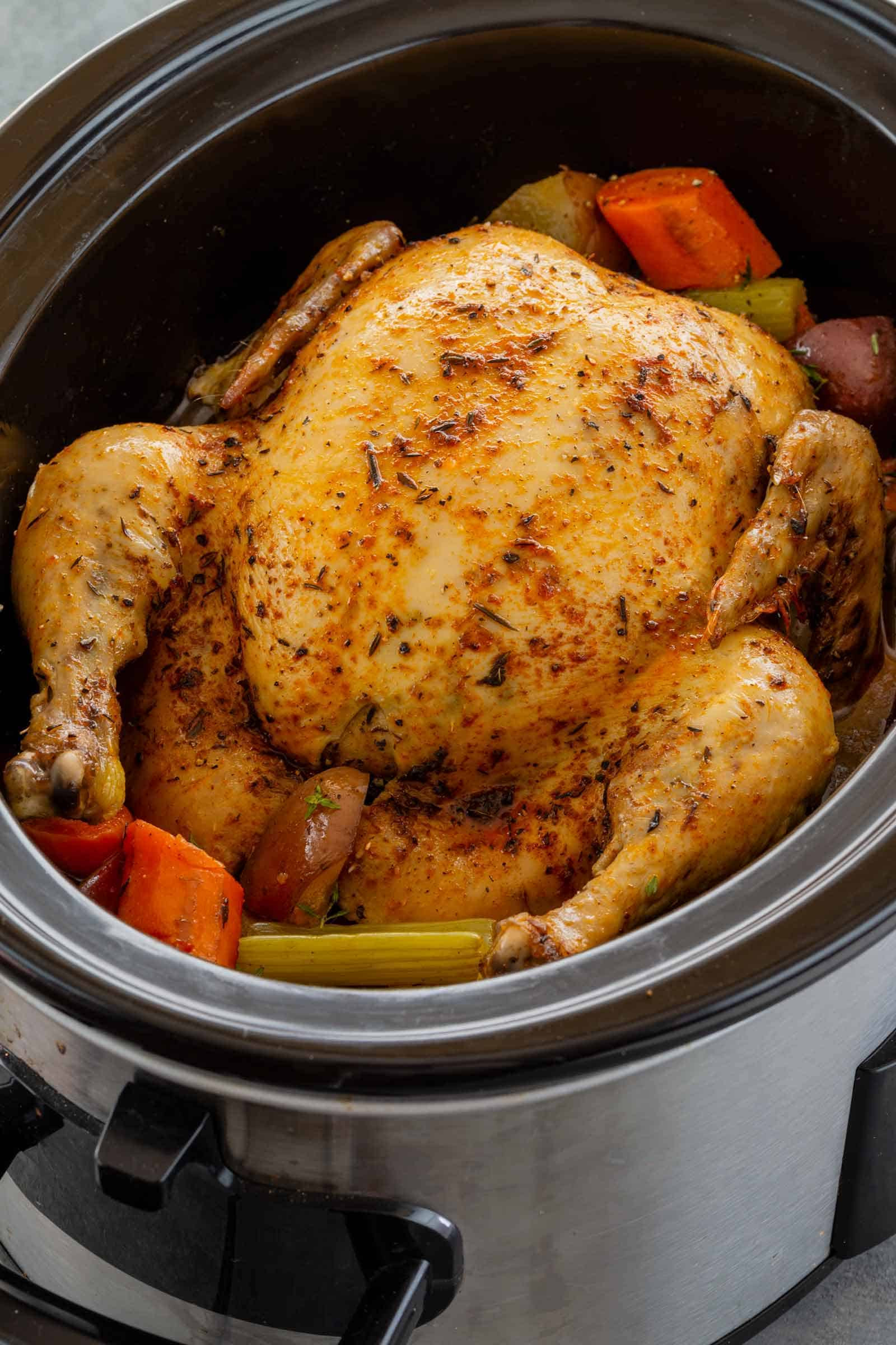 Whole Chicken Recipes
 Slow Cooker Whole Chicken Cafe Delites