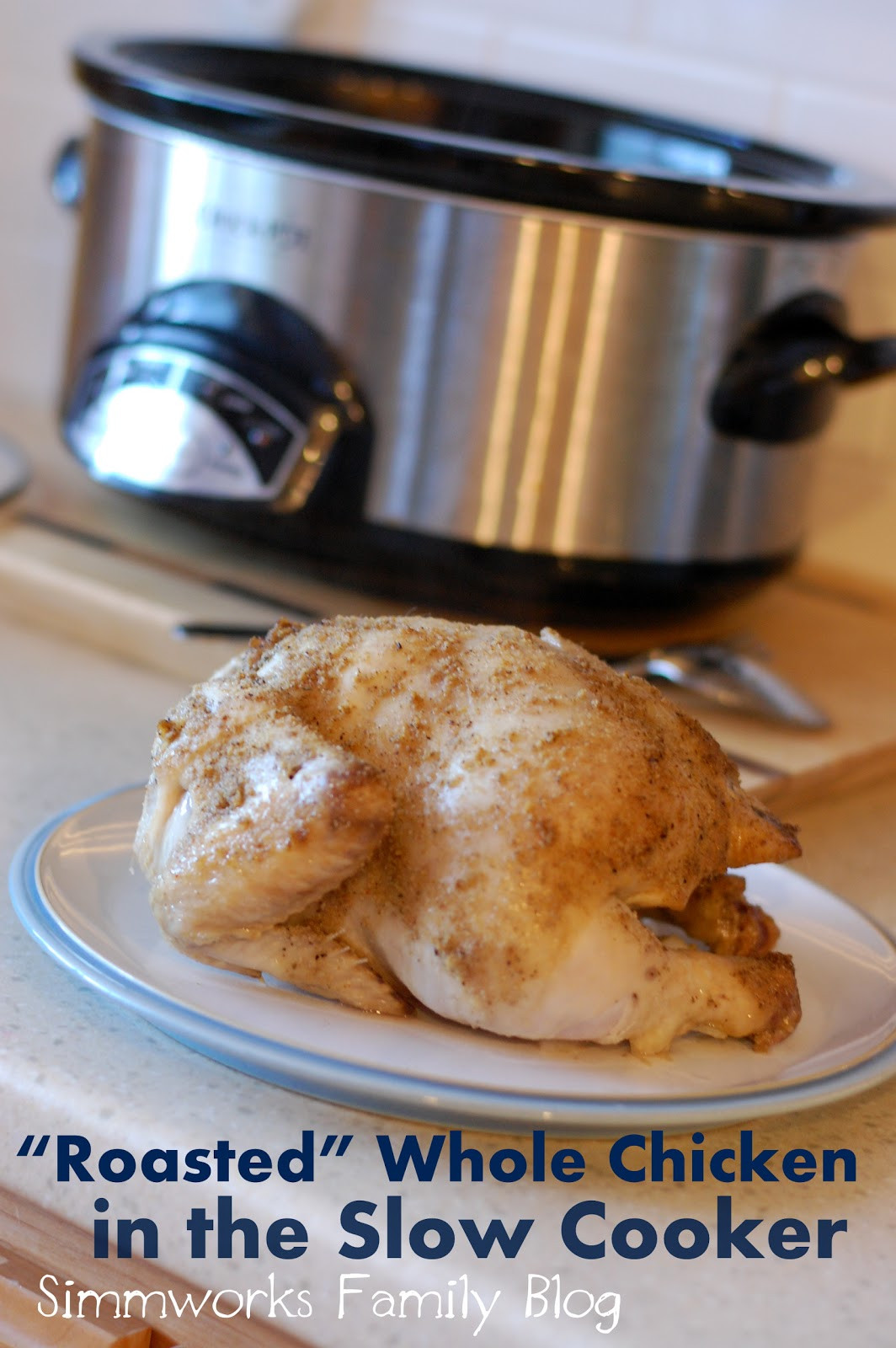 Whole Chicken Recipes Slow Cooker
 "Roasted" Whole Chicken Slow Cooker Dinner Recipe A