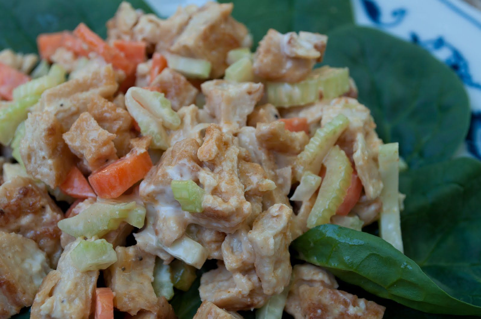 Whole Foods Vegan Chicken Salad
 Recipe Re creation Whole Foods’ Buffalo Mock Chicken