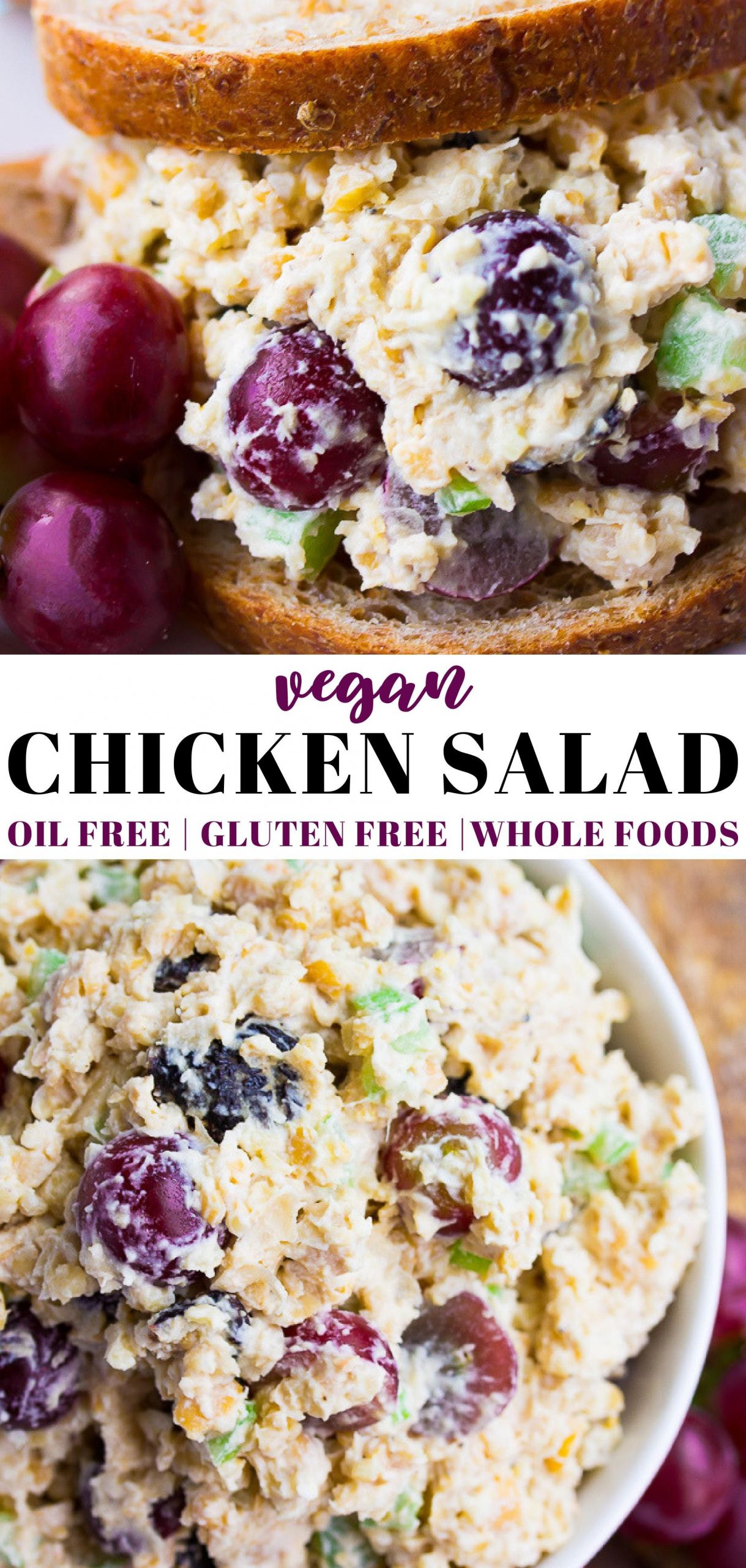 Whole Foods Vegan Chicken Salad
 Healthy and easy Vegan Chicken Salad made with all whole