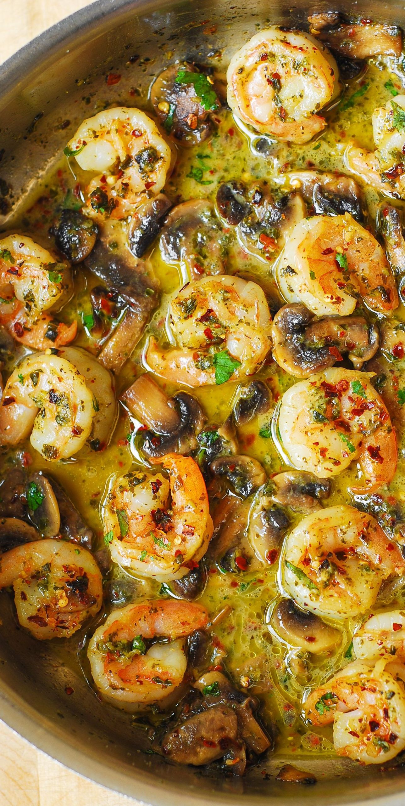 Whole30 Shrimp Recipes
 Pesto Garlic Shrimp with Mushrooms Easy dinner recipe