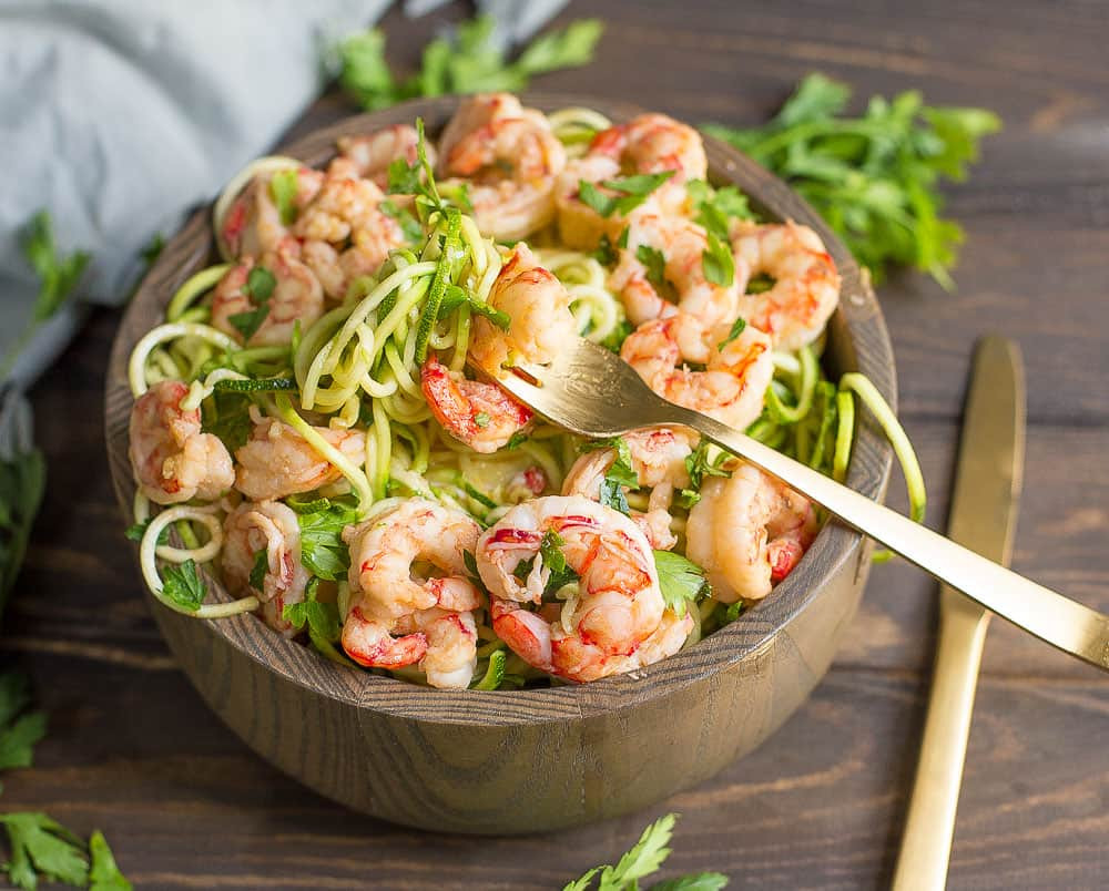 Whole30 Shrimp Recipes
 Shrimp Scampi with Zucchini Noodles Paleo Whole30