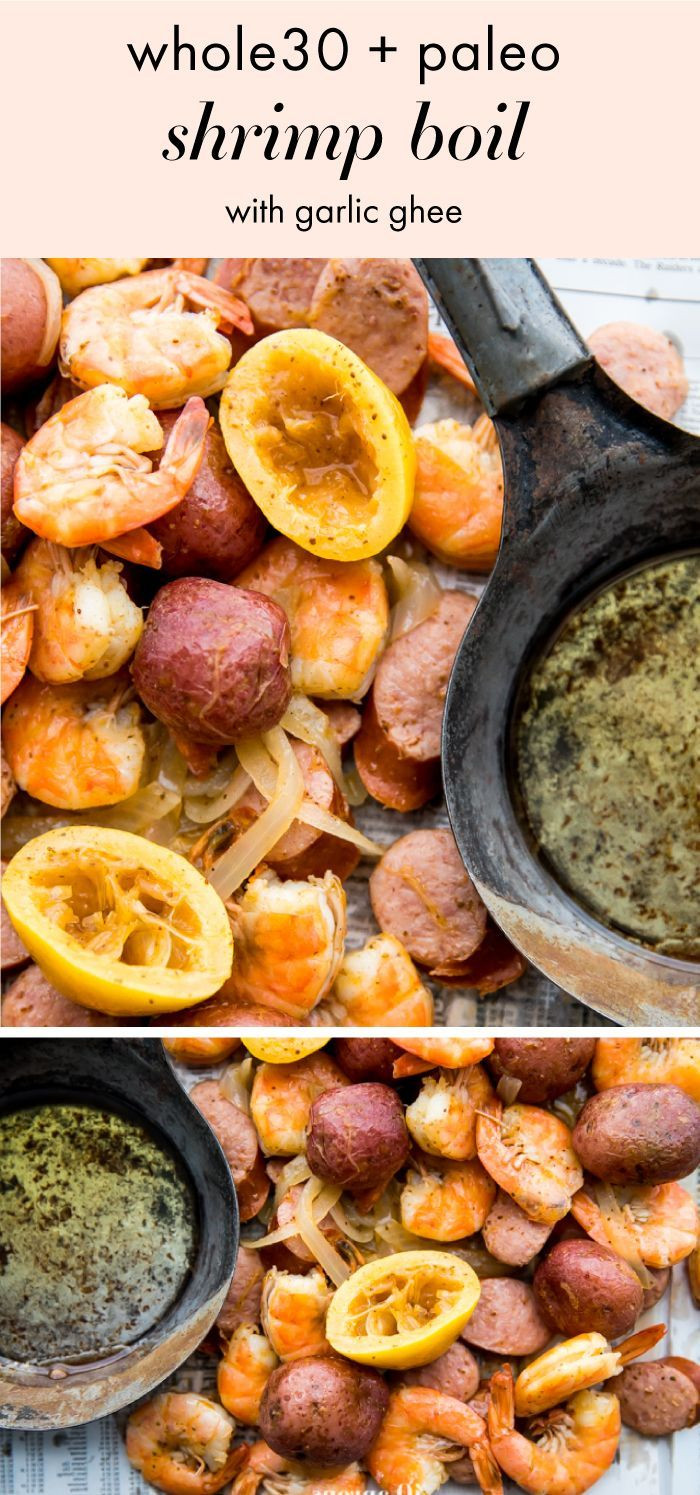 Whole30 Shrimp Recipes
 Whole30 Shrimp Boil with Sausage Potatoes and Garlic