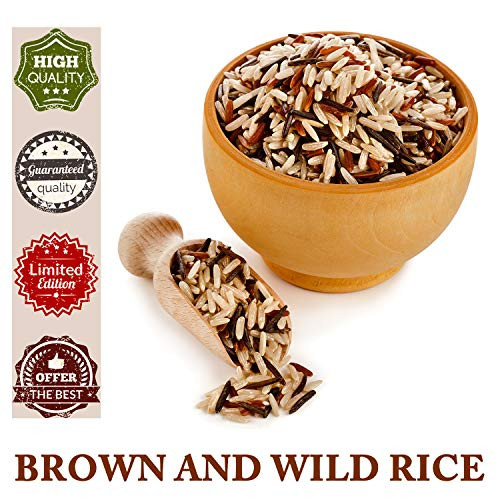Wild Rice Fiber
 Natural Brown and Wild Rice Mix – Healthy Protein