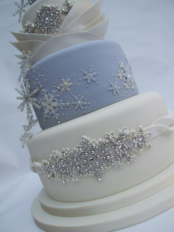 Winter Themed Wedding Cakes
 304 best White f White Wedding Cakes images on Pinterest